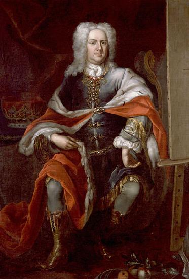 MIJN, George van der Portrait of James Brydges, oil painting image